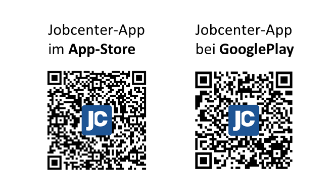 QR-Codes zum Download der App